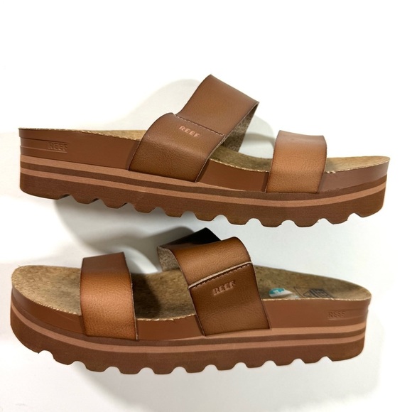 Reef Cushion Vista Hi Sandals Brown - Picture 7 of 7